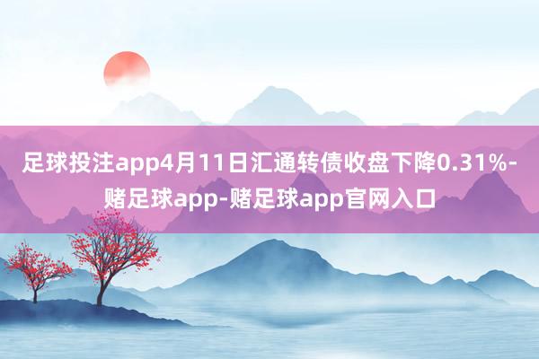 足球投注app4月11日汇通转债收盘下降0.31%-赌足球app-赌足球app官网入口