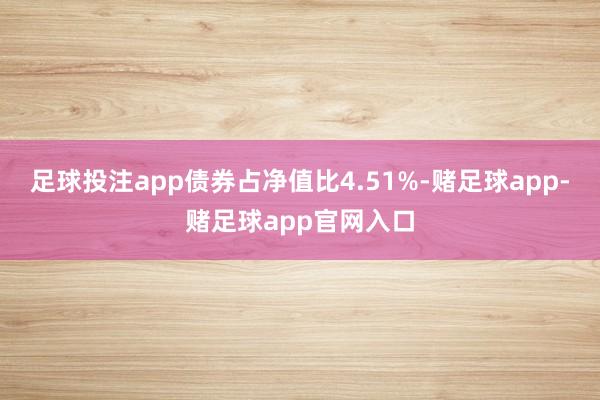 足球投注app债券占净值比4.51%-赌足球app-赌足球app官网入口